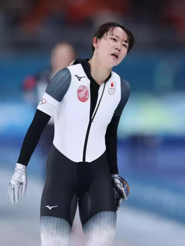 滑走を終えた吉田　五輪