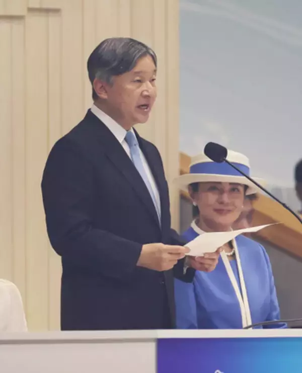 両陛下、国スポ開会式に出席＝各地の災害犠牲者へ黙とう―青森
