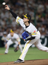 力投する上沢　プロ野球ＣＳ