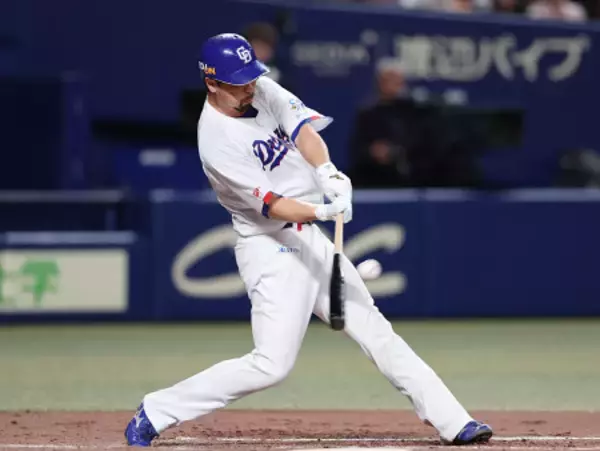 阿部の２ラン　プロ野球