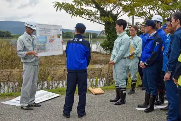 北陸豪雨の農業被害視察
