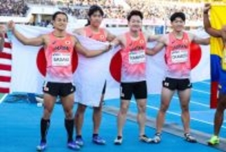 日本、心でつないだバトン＝男子４００リレー―デフリンピック