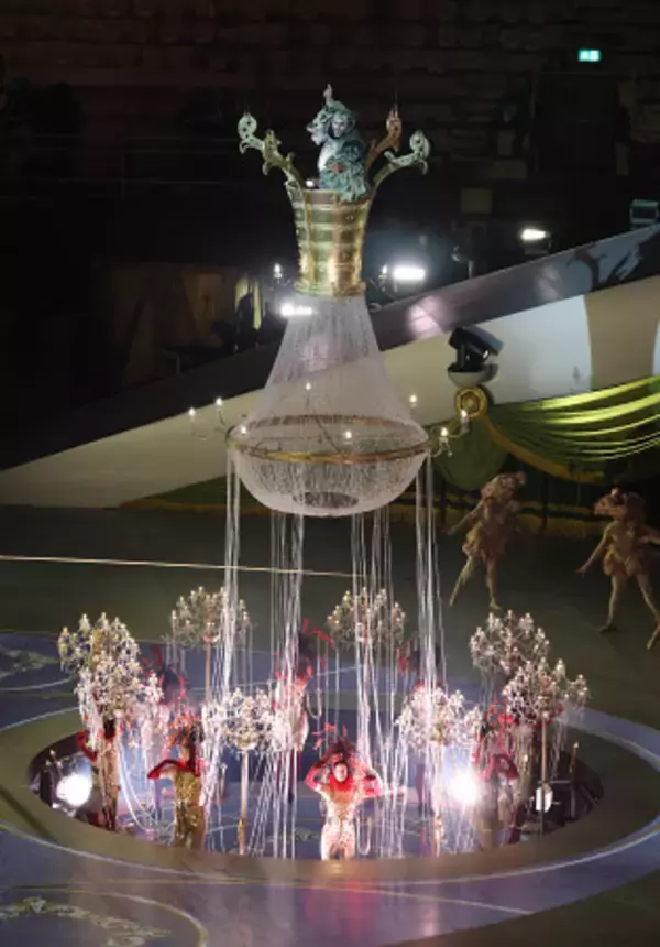 閉会式のアトラクション　五輪