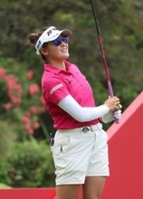 岩井千「自分のペースで」＝米女子ゴルフ
