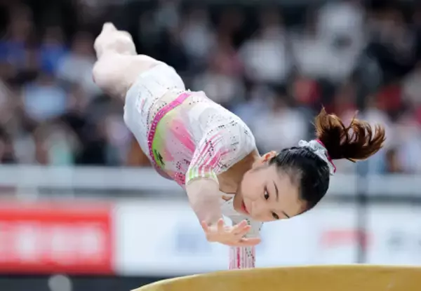 岡村真の跳馬　体操ＮＨＫ杯