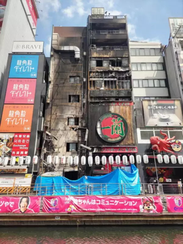 たばこのポイ捨てで出火か＝重過失失火容疑で男書類送検―道頓堀ビル火災・大阪府警