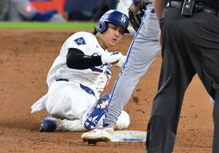 大谷の二盗　大リーグ