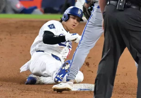 大谷の二盗　大リーグ
