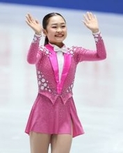 ＳＰの演技を終えた島田