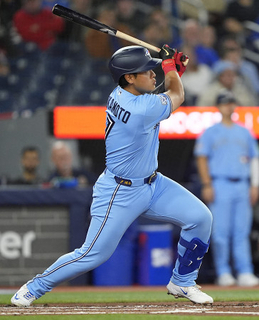 岡本は６戦連続安打　大リーグ