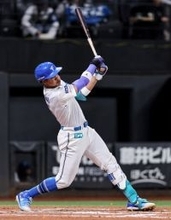 万波のソロ　プロ野球