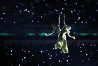 開会式のアトラクション　五輪