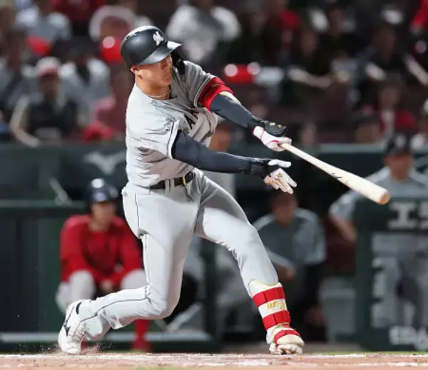 西川の同点打　プロ野球