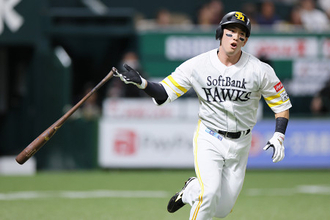 栗原の２本目の２ラン　プロ野球