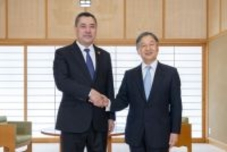 天皇陛下、４カ国大統領と会見＝キルギスなど中央アジア