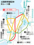 「大阪延伸「小浜・京都」で決着か＝北陸新幹線ルート再検討―地元同意、依然見通せず・与党」の画像1