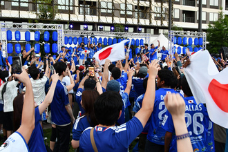 日本代表サポーター　Ｗ杯サッカー