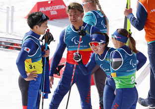 競技を終えた日本チーム