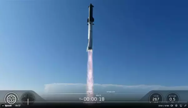 大型宇宙船の試験成功