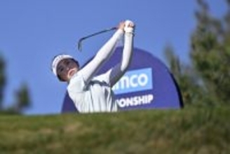 山下美夢有、３位で最終日へ