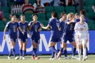 なでしこ３戦全勝　サッカー