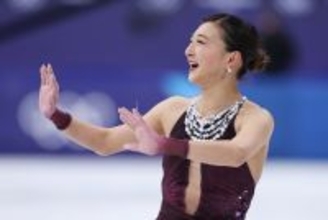 フリーを終えた坂本　五輪