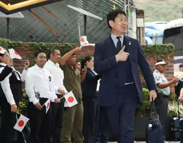 日本代表がモンテレイ到着　サッカー