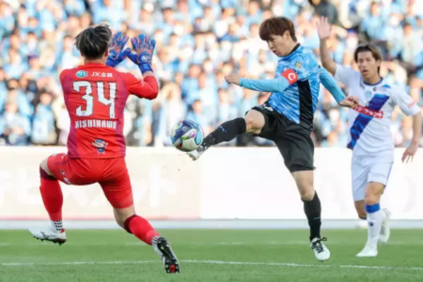 脇坂のシュート　Ｊリーグ