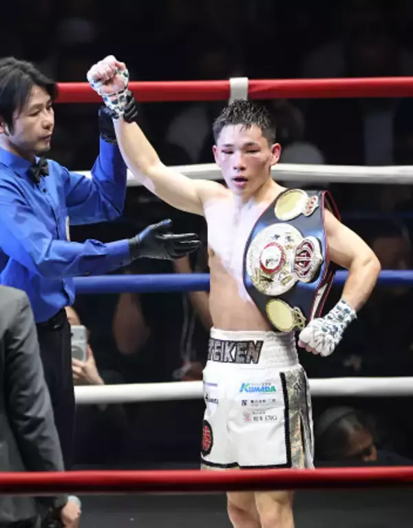 初防衛の松本　ボクシング世界戦