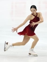 青木のＳＰ演技　ＮＨＫ杯フィギュア