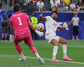 レザイアンの同点ゴール　Ｗ杯サッカー
