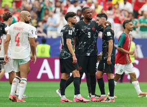 モロッコに敗れたカナダ　Ｗ杯サッカー
