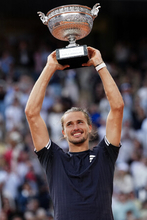 ズベレフが四大大会初優勝＝ドイツ勢、ベッカー以来―全仏テニス