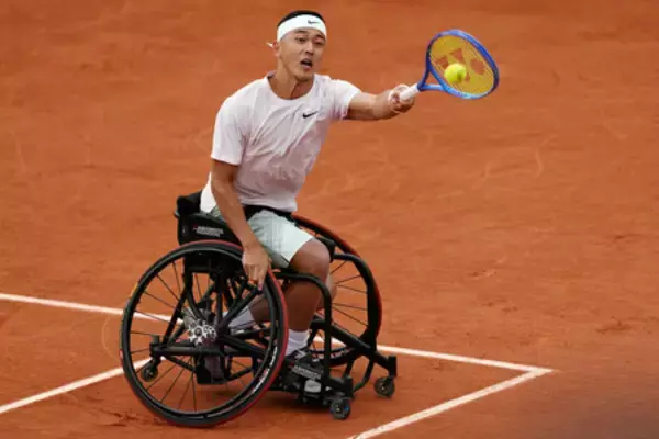 小田凱人、宿敵ねじ伏せＶ４＝「２０連覇」宣言も―全仏テニス・車いす部門