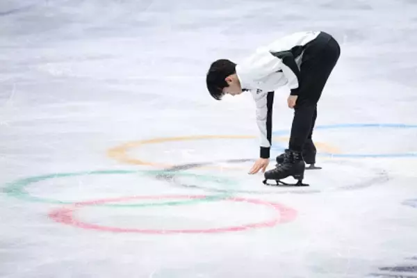 練習を終えた鍵山