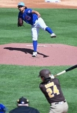 力投する今永　大リーグ