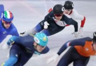 滑走する吉永　五輪