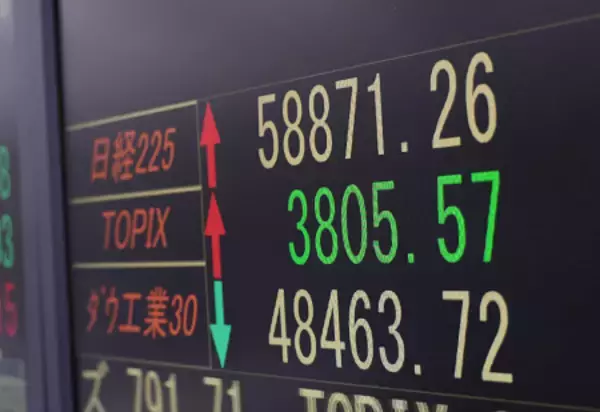 東京株、最高値を更新