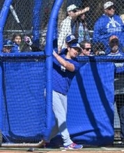 大谷の打撃練習　大リーグ