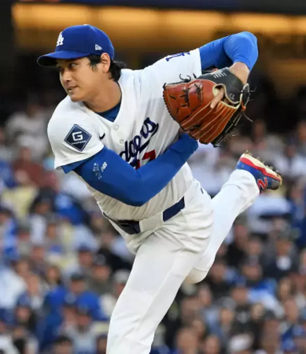 ドジャース先発の大谷　大リーグ