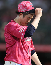 降板する滝中　プロ野球
