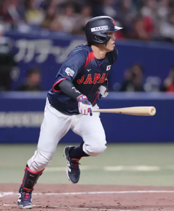 小園の勝ち越し打　野球