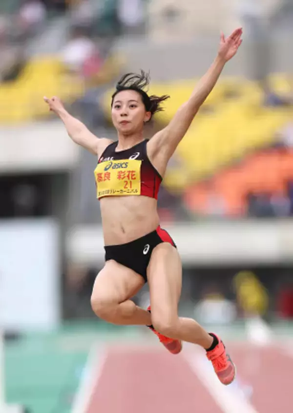 高良、女子走り幅跳び制す