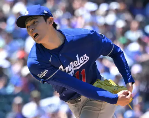 ドジャース先発の佐々木　大リーグ