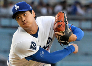 大谷の投球　大リーグ