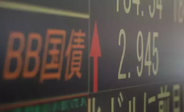 長期金利、一時２．９４５％に