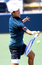 錦織のフォア　全米テニス