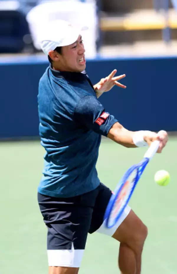 錦織のフォア　全米テニス