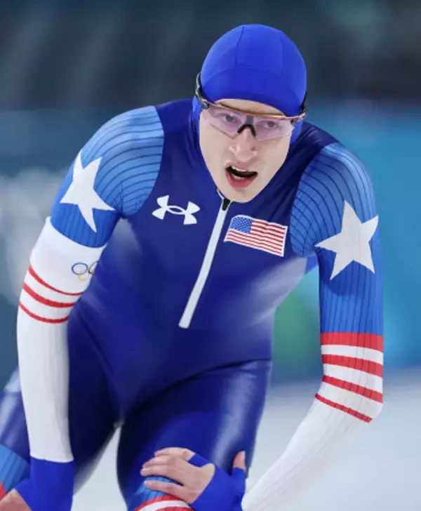 滑走を終えたストルツ　五輪