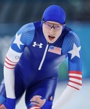 滑走を終えたストルツ　五輪